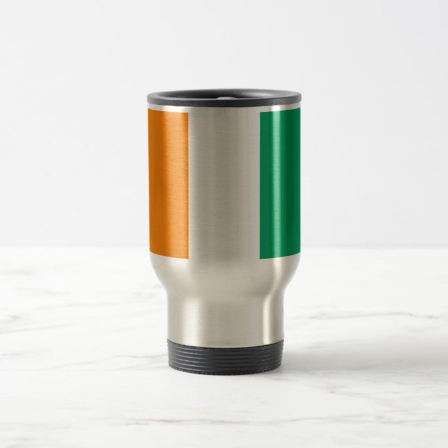 Mug De Voyage Drapeau de la Côte d'Ivoire - Drapeau de la Côte d (Centre)