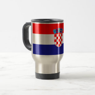 Mug De Voyage Drapeau de la Croatie