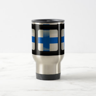 Mug De Voyage Drapeau de la Finlande