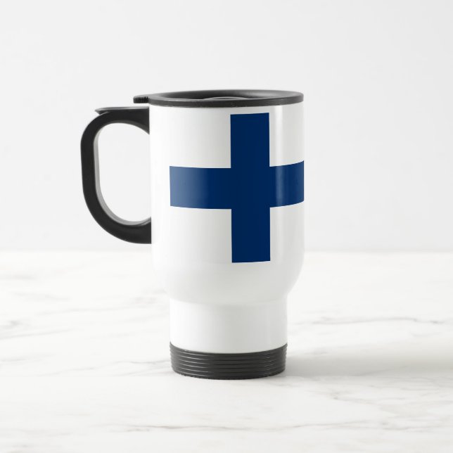Mug De Voyage Drapeau de la Finlande (Gauche)