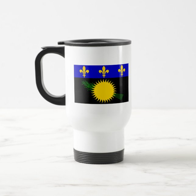 Mug De Voyage Drapeau de la Guadeloupe (Gauche)