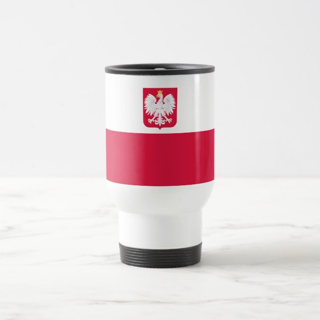 Mug De Voyage Drapeau de la Pologne (Centre)