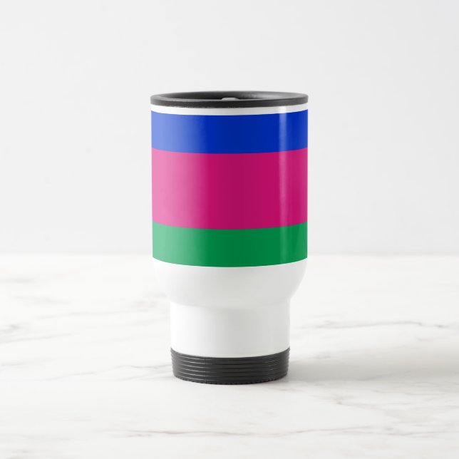 Mug De Voyage Drapeau de la République populaire de Kouban (Centre)