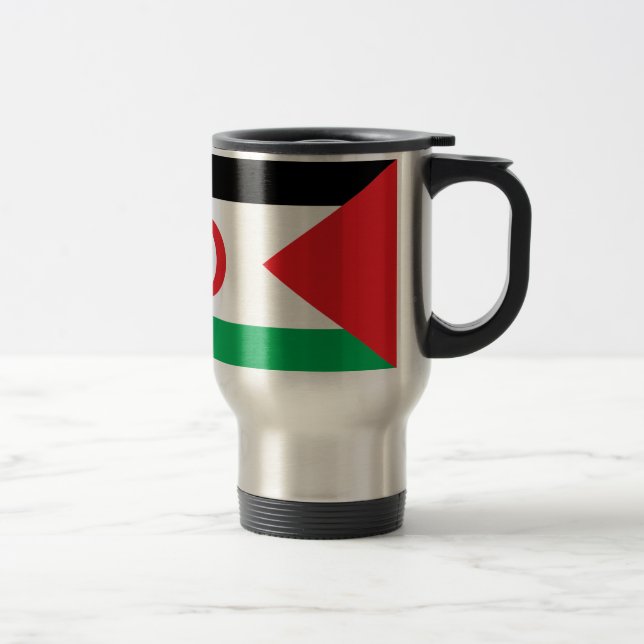 Mug De Voyage Drapeau de la Sahara occidental (Droit)