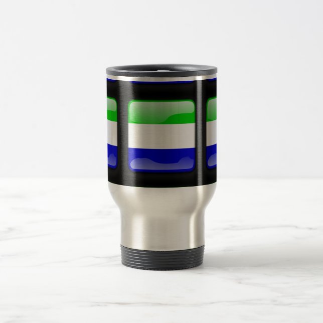 Mug De Voyage Drapeau de la Sierra Leone (Centre)