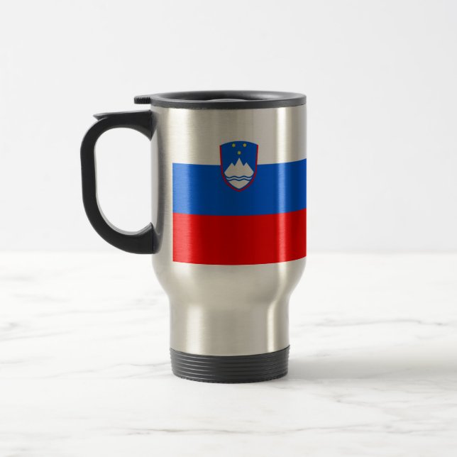 Mug De Voyage Drapeau de la Slovénie (Gauche)