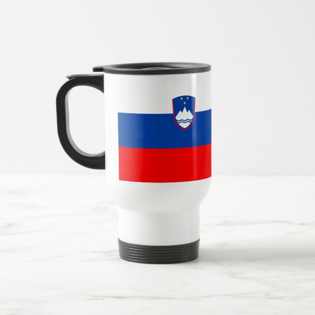 Mug De Voyage Drapeau de la Slovénie (Gauche)