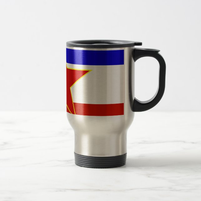 Mug De Voyage Drapeau de la Yougoslavie (Droit)
