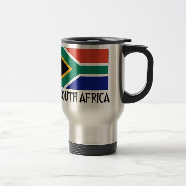 Mug De Voyage Drapeau de l'Afrique du Sud (Droit)