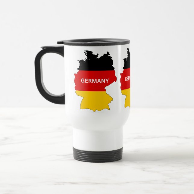Mug De Voyage drapeau de l'Allemagne (Gauche)