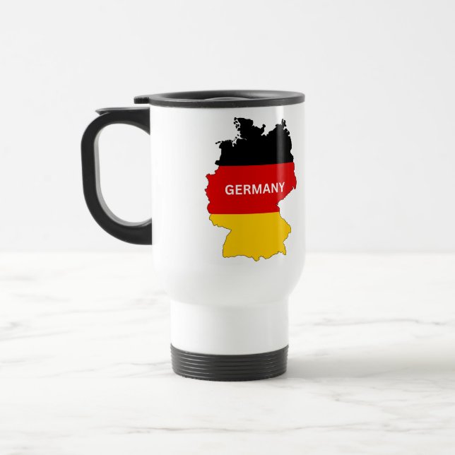 Mug De Voyage drapeau de l'Allemagne (Gauche)