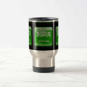 Mug De Voyage Drapeau de l'Arabie saoudite