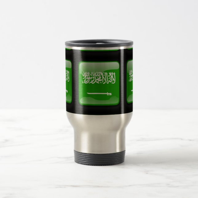 Mug De Voyage Drapeau de l'Arabie saoudite (Centre)