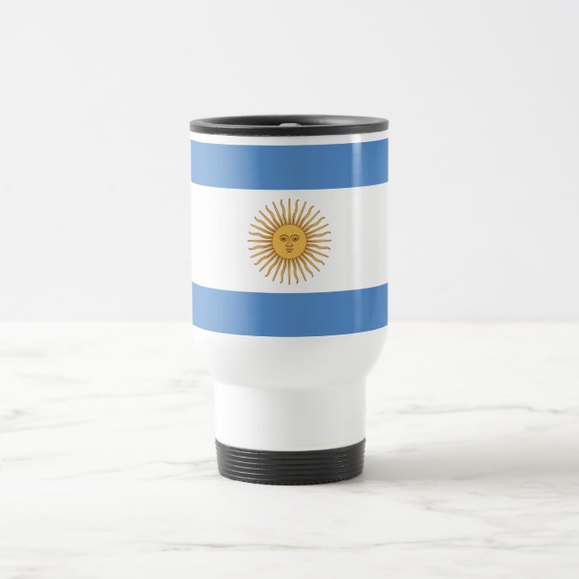 Mug De Voyage Drapeau de l'Argentine (Centre)
