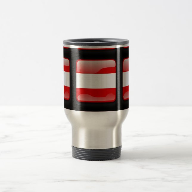 Mug De Voyage Drapeau de l'Autriche (Centre)