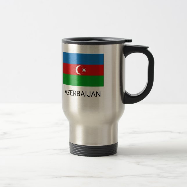 Mug De Voyage Drapeau de l'Azerbaïdjan (Droit)