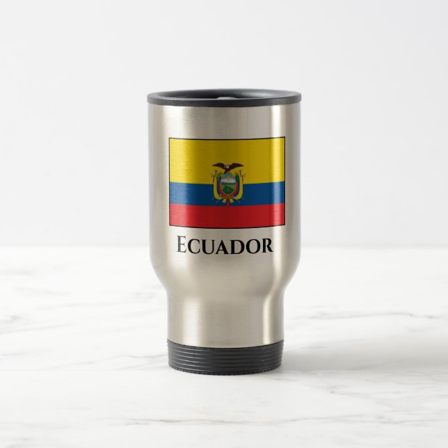 Mug De Voyage Drapeau de l'Équateur (Centre)