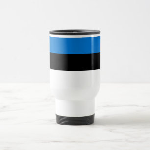 Mug De Voyage Drapeau de l'Estonie