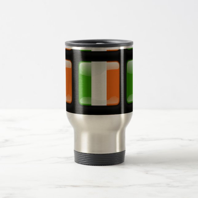 Mug De Voyage Drapeau de l'Irlande (Centre)