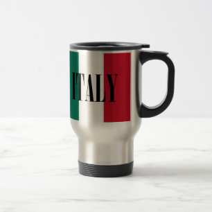 Mug De Voyage Drapeau de l'Italie Italie IL italienne Tricolore