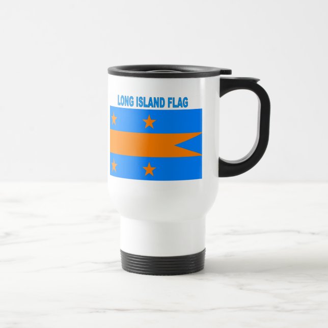 MUG DE VOYAGE DRAPEAU DE LONG ISLAND (Droite)