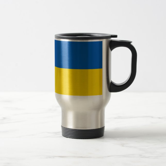 Mug De Voyage Drapeau de l'Ukraine (Droit)