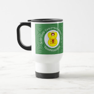 Mug De Voyage Drapeau de Noël ange Lion Rampant écossais personn