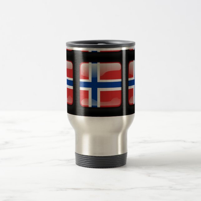 Mug De Voyage Drapeau de Norway (Centre)