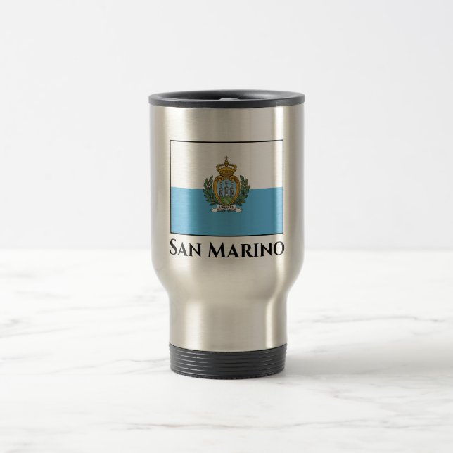 Mug De Voyage Drapeau de Saint-Marin (Centre)