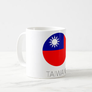 Mug de voyage Drapeau de Taïwan