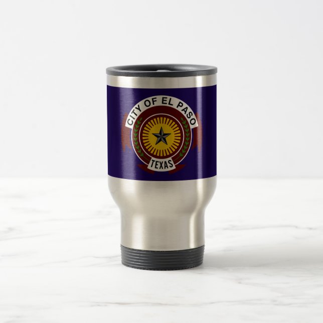 Mug De Voyage Drapeau d'El Paso (Centre)