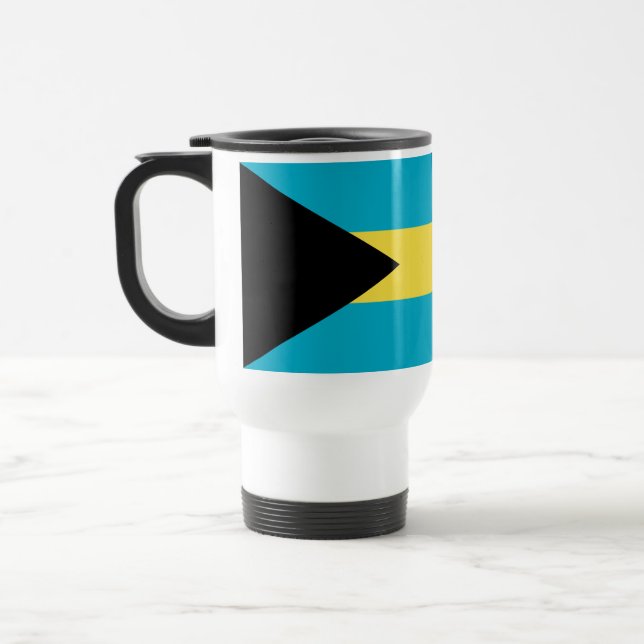 Mug De Voyage Drapeau des Bahamas (Gauche)