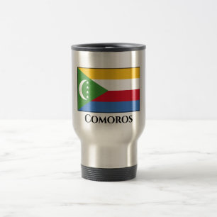 Mug De Voyage Drapeau des Comores