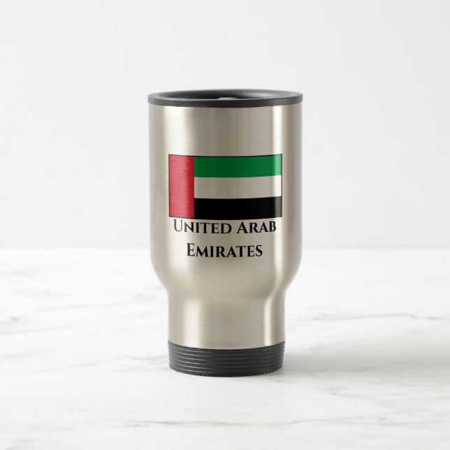 Mug De Voyage Drapeau des Émirats arabes unis (Centre)