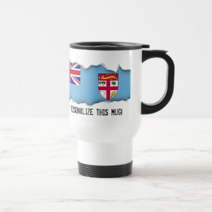 Mug De Voyage Drapeau des îles Fidji