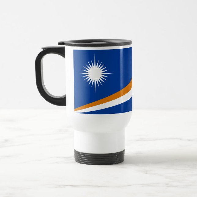 Mug De Voyage Drapeau des Îles Marshall (Gauche)