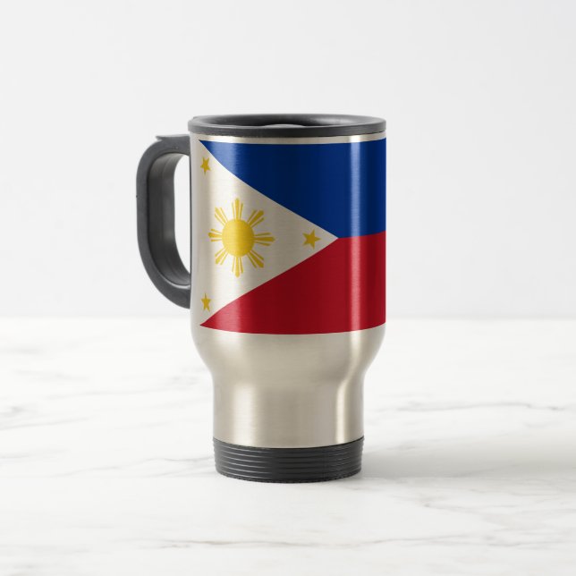Mug De Voyage Drapeau des Philippines (Devant gauche)