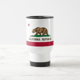 Mug De Voyage Drapeau d'État de la République de Californie