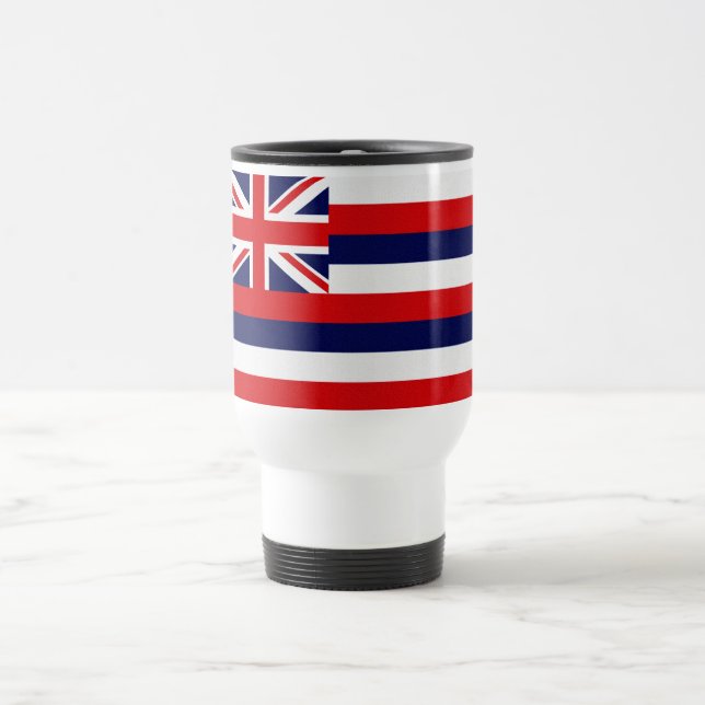 Mug De Voyage Drapeau d'État d'Hawaii (Centre)