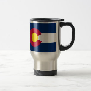 Mug De Voyage Drapeau d'état du Colorado