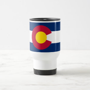 Mug De Voyage Drapeau d'état du Colorado
