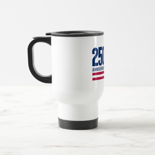 Mug De Voyage Drapeau du 250e anniversaire (Gauche)