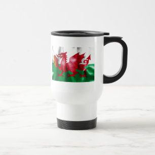 Mug De Voyage Drapeau du ballon de rugby à XV gallois