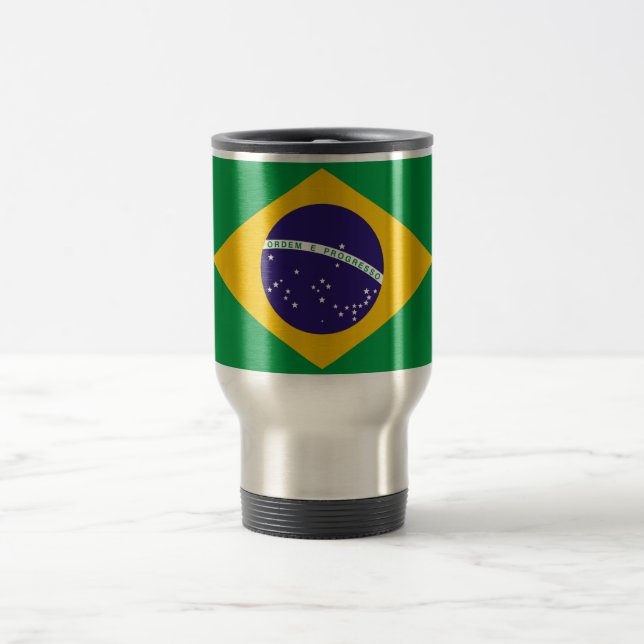 Mug De Voyage Drapeau du Brésil (Centre)