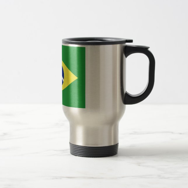 Mug De Voyage Drapeau du Brésil (Droit)