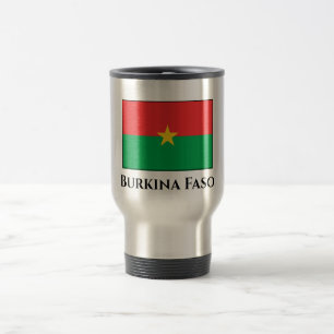 Mug De Voyage Drapeau du Burkina Faso