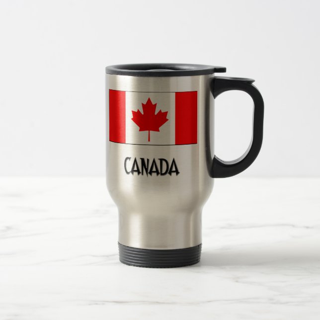 Mug De Voyage Drapeau du Canada (Droit)
