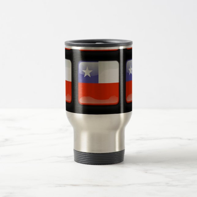 Mug De Voyage Drapeau du Chili (Centre)