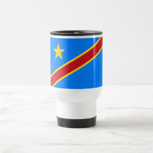 Mug De Voyage Drapeau du Congo Kinshasa