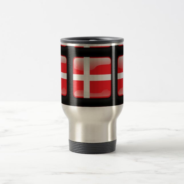 Mug De Voyage Drapeau du Danemark (Centre)